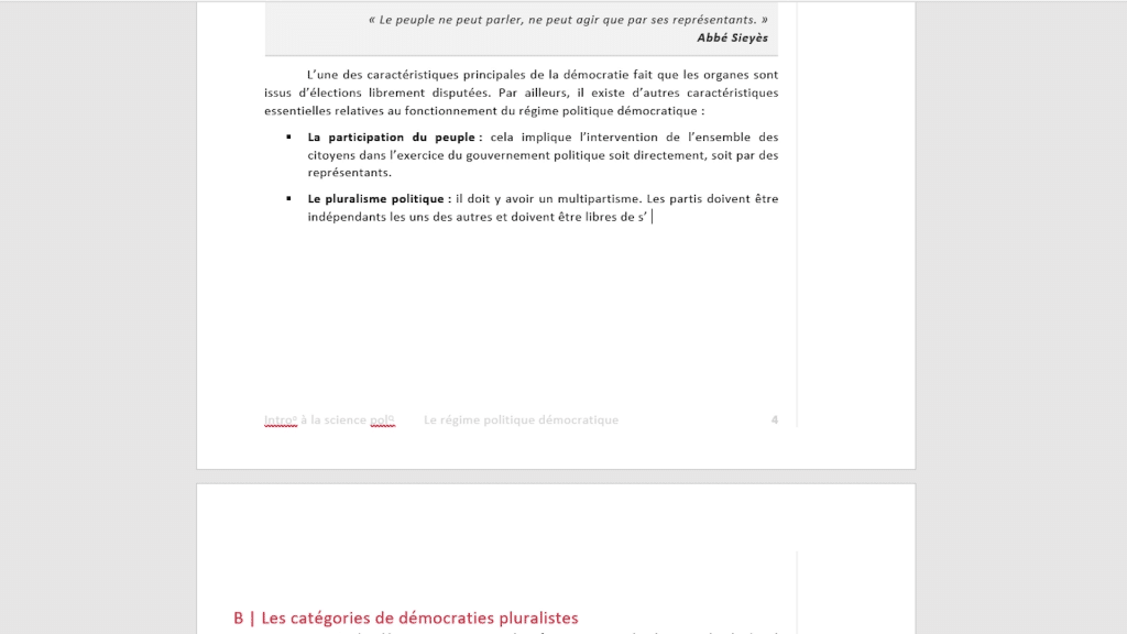 Le texte que je viens ajouter avant mes sauts de ligne décale le texte qui vient après